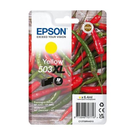 Epson 503XL cartucho de tinta 1 pieza(s) Original Alto rendimiento (XL) Amarillo