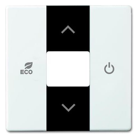 Enjoliveur Thermostat Dérogation Face Avant Futur Linear Blanc Studio 2CKA006220A0181 ABB BJE518198
