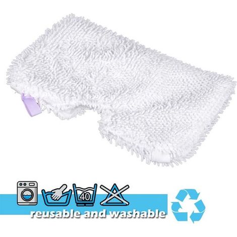 Adatto per Shark Steam Pocket Mop Professional Series S3500 S2901 S2902 S3455K S3501. Confezione da 2 tappetini per pulitore a vapore