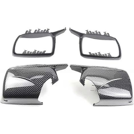 Spiegelkappen im M-Look-Design in Carbonfaser-Optik für BMW X5 E53 1999-2006 (1/5)