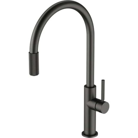 OMNIRES Switch - Mitigeur d'évier avec fonction filtrante, graphite SW9057-FD1GR (1/2)