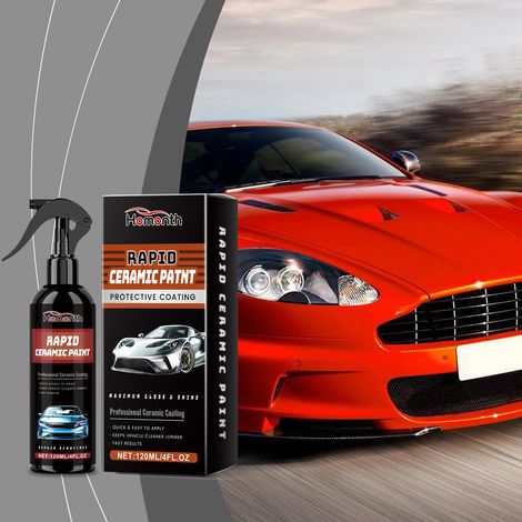 Car Quick-Coating Agent, Scratch-Resistant, Anti-Oxidation, Transparent Protective Layer, Metal and Plastic Maintenance Spray -- 120ml