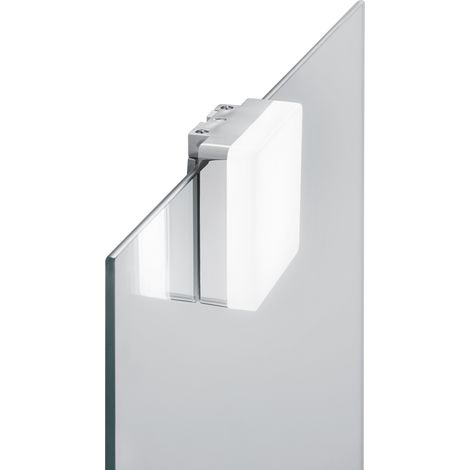 "Applique LED da bagno DIVA quadrata con base cromata 4W 4000K 4.5x4.5 cm." (1/2)