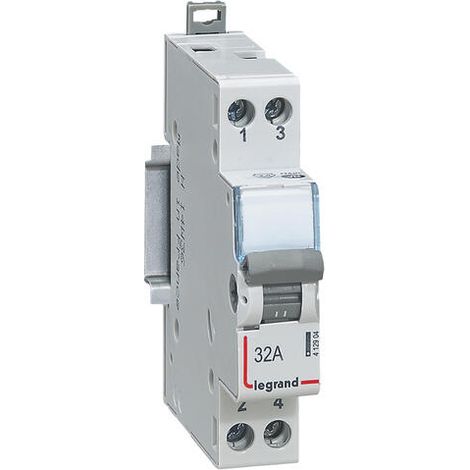 Interrupteur-inverseur modulaire interrupteur contact NO+NF 250V - 1 module - 412904 - LEGRAND