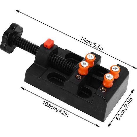 60-teiliges Handbohrer-Set mit Spiralbohrer (0,3–1,2 mm), Miniaturbohrmaschine und Schraubstock für Bastelarbeiten und Schnitzereien