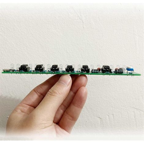 Audiospektrum-Lampenset mit USB-Sprachsteuerung (Selbstmontage erforderlich), 5–12 V DC LED, Lautstärke B (1/5)