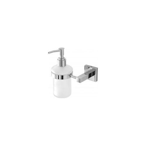 Dispenser dosasapone Feridras per bagno rock cromall/vetro satinato (1/2)
