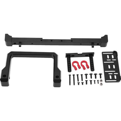 Pare-chocs avant anti-collision 1/10 pour SCX10 90046 90047, barre de protection noire pour voiture RC de franchissement (1/5)