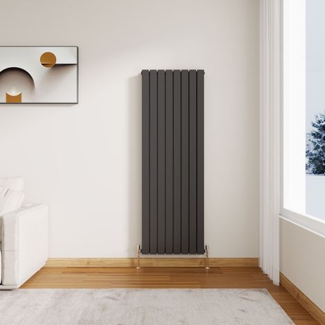 Stech Homes Flat Panel Radiator Designer Central Heating Vertical 1600 x 544mm Double Anthracite Rad