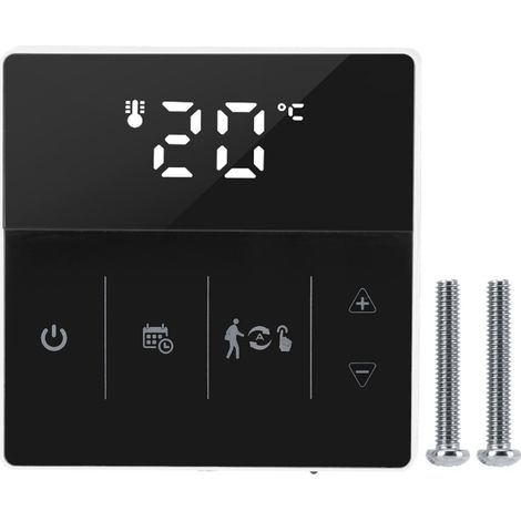 Intelligenter WLAN-Thermostat für elektrische Heizkörper, 220-V-Wärmeregler, Schwarz (1/5)