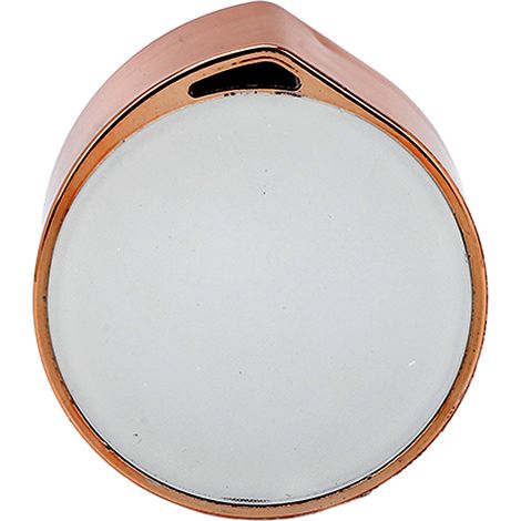 Épilateur double face 2 en 1 Nano portable pour une épilation exfoliante et sans effort, couleur or (1/5)