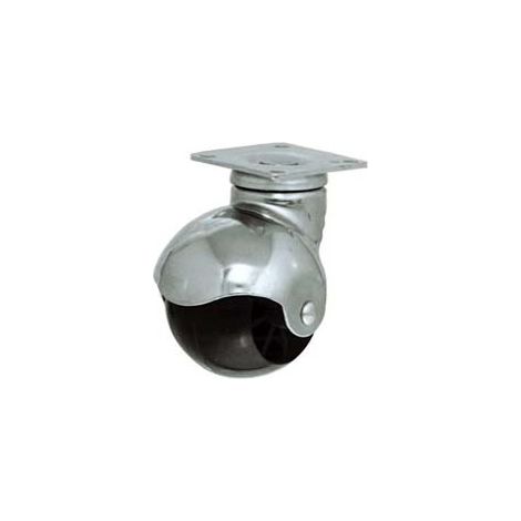RUOTE CON PIASTRA GLOBUS- - ø mm.40 piastra 38x38 portata Kg.18 - 4 pezzi QUALITY