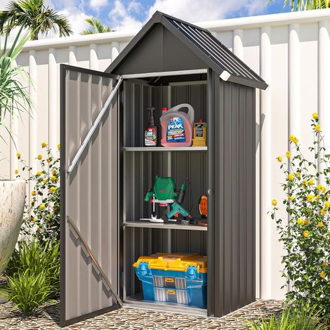 YODOLLA Abri de Jardin Métal, Cabane de Rangement Tout Climat, Résistant aux Intempéries