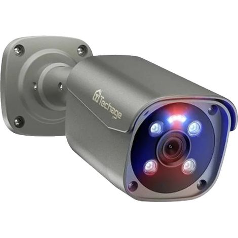 Caméra de sécurité, audio bidirectionnel, détection de mouvement par IA, Caméra 8MP POE 48V, Focale 3.6mm (1/2)