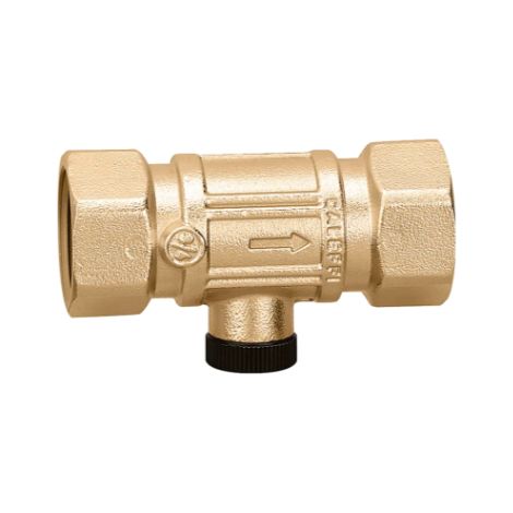 Valvola a doppio ritegno, attacchi femmina-femmina. Attacco 3/4"F Caleffi 304850  Ottone (1/2)