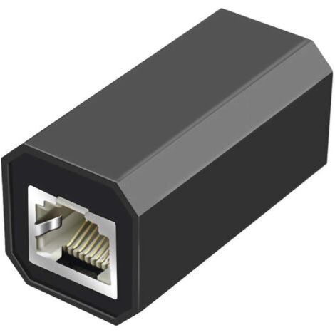 Coupleur RJ45 Ethernet Adaptateur, RJ45 Femelle vers Femelle Extension de Câble Ethernet Reliée à Un Adaptateur (1/5)