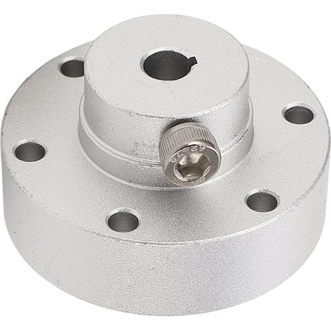 Accouplement de bride RC 8mm en alliage d'aluminium avec clavette pour moteur de voiture RC (1/5)