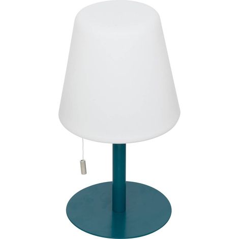 Zack lámpara USB de exterior azul pato H30cm - Atmosphera créateur d'intérieur