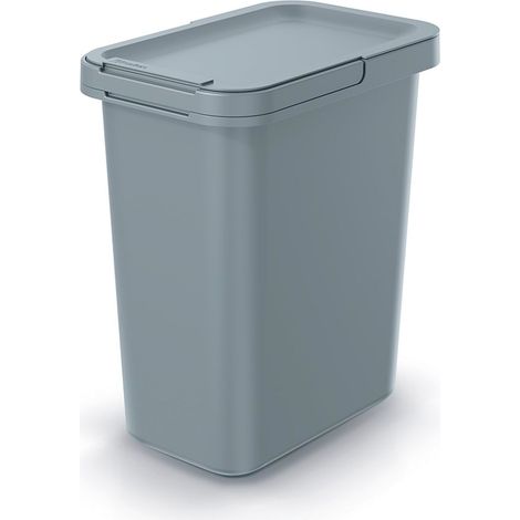 Recyclingbehälter quadratisch 12L grau KEDEN (1/5)