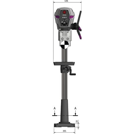Optimum Säulenbohrmaschine OPTIdrill DP 26-F (230 V), 3020620F (1/5)