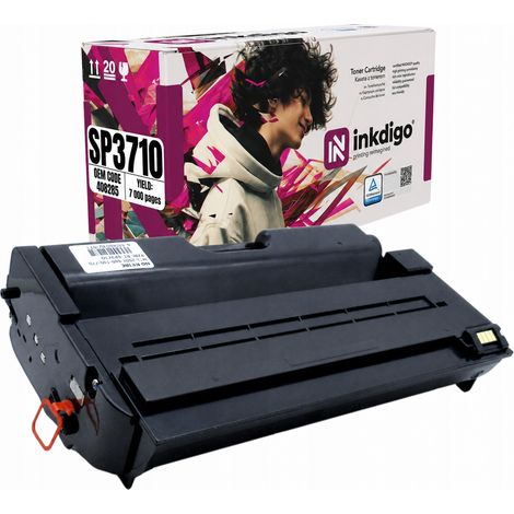 Toner Inkdigo 408285 compatibile con Ricoh SP3710DN SP3710SF SP3710X, certificato TÜV. (1/5)
