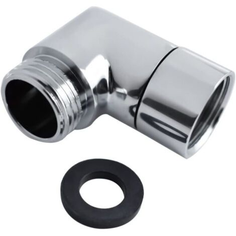 Pommeau Douche Adaptateur 90°,1 Pièces Cuivre Douchette Connecteur, G1/2 Pommes de Douche et Douches à Main Adaptateur, Utilisé pour Connecter Pommes de Douchette (1/3)