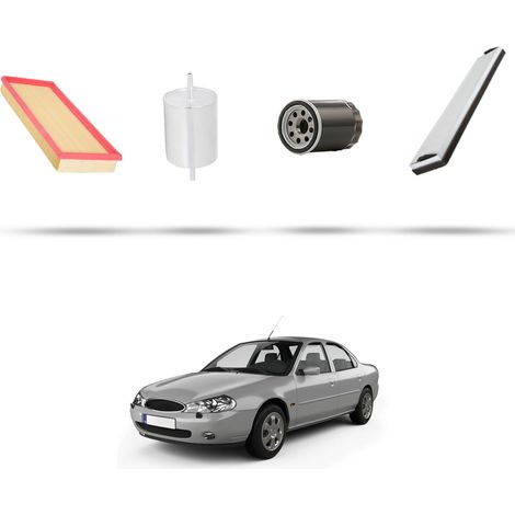Kit tagliando 4 filtri compatibile con Ford Mondeo III 2.5 V6 125kw dal 2000 al 2007 (1/5)