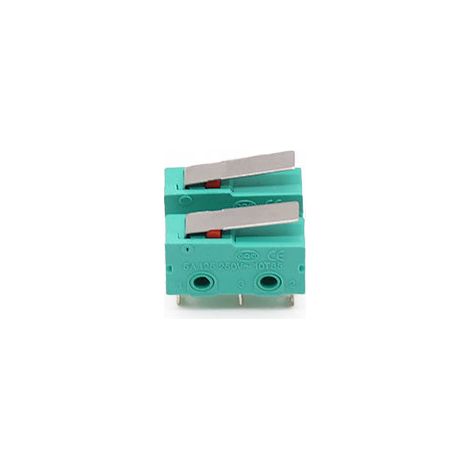 KW12 series short handle switch, silver dot green with metal handle, KW4-OZ-2, three-pin. (1/4)