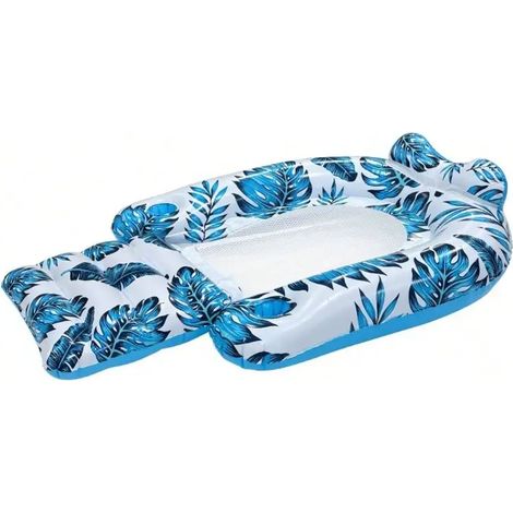 Fête d'été amusante à la piscine, chaises flottantes gonflables, canapé flottant (1/5)