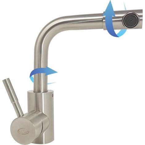 Trade Shop - S9005 360-Grad-Einloch-Einhebel-Wasserhahn -