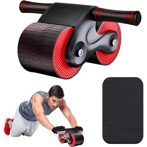 Roue Abdominale - Double Roue À Rebond Automatique - Pour Entraînement Domestique - 1 Pièce (1/5)