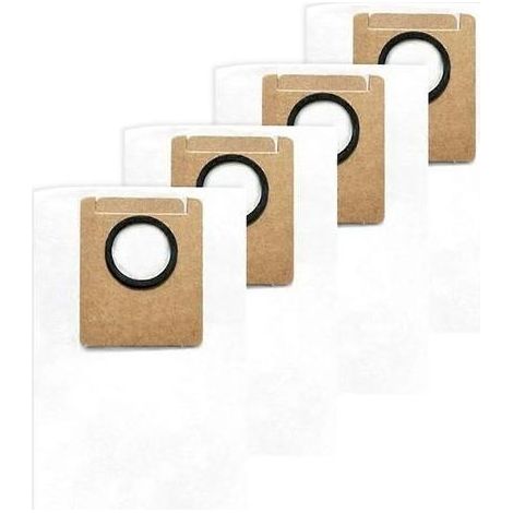Lot de 4 sacs à poussière pour l'aspirateur sans fil EZVIZ RS20 Pro : sacs de rechange pour aspirateurs sans fil à filtration avancée. Accessoires pour aspirateurs sans fil. (1/5)