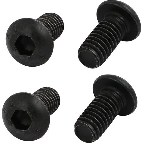4pcs M6x12mm Vis Filetage à Gauche Vis Mandrin Perceuse Vis Blocage Boulon à tête à six pans Classe 10.9 (1/3)
