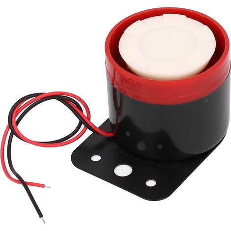 DC 3-24V 85dB Sirène Sonore Buzzer électronique d'urgence d'alarme (1/2)