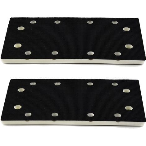 2x Trade-Shop Klett Schleifschuh / Schleifplatte kompatibel mit Festool RS 300 EQ Plus, RS 3, LRS 93 Rutscher ersetzt 483905 (SSH-STF-93x175/8) (1/5)