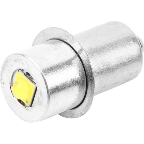 Ampoule LED 3W P13.5S pour lampe torche, lumière de travail et urgence (blanc, 3V) (1/5)