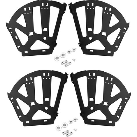 Ensemble de 4 charnières de tiroir pour meuble à chaussures à trois niveaux, pièces de rechange en acier inoxydable pour meuble à chaussures (1/5)