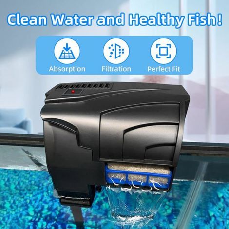 Lot de 12 mousses filtrantes anti-ammoniac pour aquarium, rechange prédécoupée, filtre 10-20 gallons (1/5)