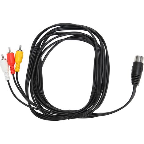 Câble DIN 8 Broches Mâle vers 3 RCA Mâle - Adaptateur Audio pour Équipement Stéréo - Longueur 3m (1/5)