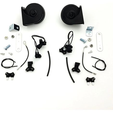 Un ensemble de kits d'assemblage de klaxon 2W7Z-13800-BA et 2W7Z-13800-AA pour Ford Focus. (1/4)