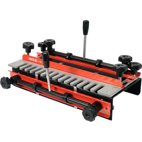 Yato – Gabarit de fraisage pour assemblages à queue d'aronde – Longueur 300 mm – Épaisseur 8-32 mm – Précision pour joints solides (1/3)
