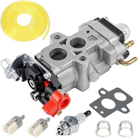 Carburateur pour Kawasaki TJ45E TJ45 TJ045E KBH45A KBL45A KBH45B KBL45B débroussailleuse 2 Temps, pièce 15004-2060, Joint de Bougie, Filtre de Conduite de Carburant (1/5)