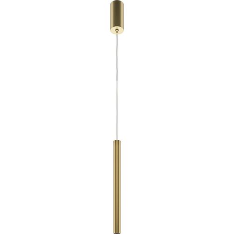 Maytoni Pro Base Lampadario a sospensione moderno e sottile, oro 4000K 500lm