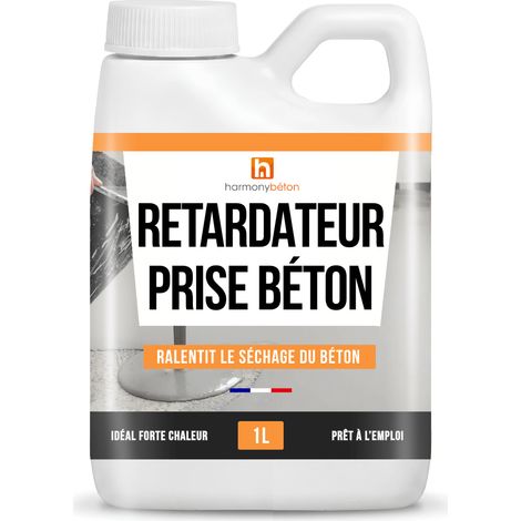 Retardant de prise pour béton - 1 L - Harmony Béton