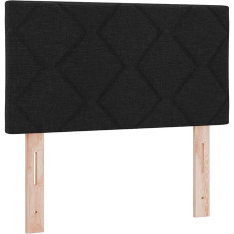 Maison Exclusive - Cabecero LED Negro 80 cm tela
