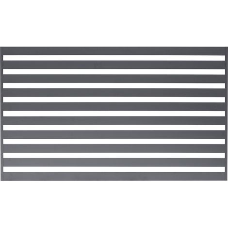 Polbram Zaunfeld Lean 120 200 x 120 cm, RAL-Farbe 7016 Zierzäune