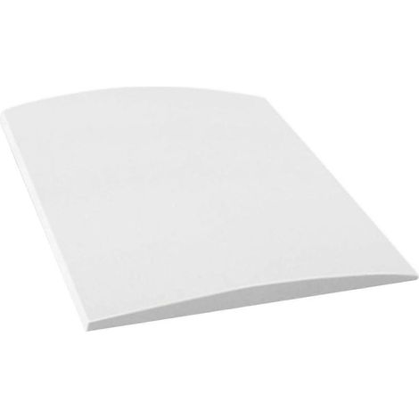 Coussin de réparation affaissé pour assise de canapé, âme en mousse, design ergonomique incurvé pour un soutien confortable, blanc. (1/5)