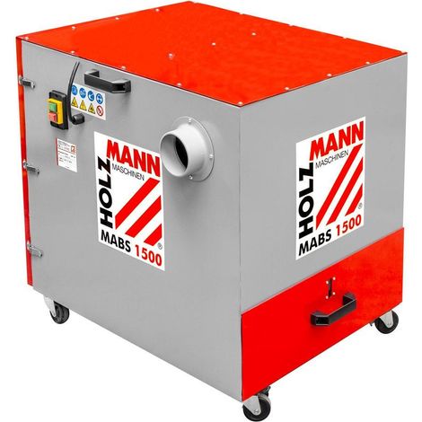 Holzmann – Aspirateur à copeaux métal 1500W – Puissance d'aspiration 1500 m³/h – Tension 230V – Pour chantiers humides et espaces confinés