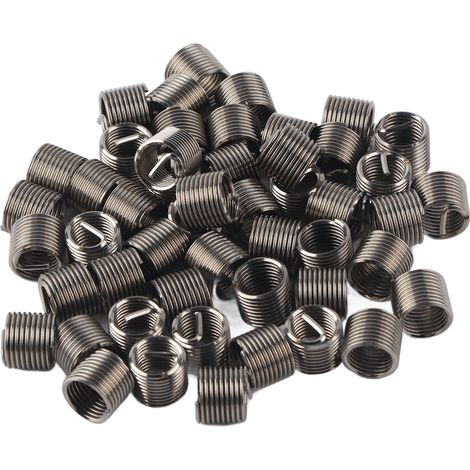 50 Gewindeeinsätze (männlich und weiblich), Reparaturwerkzeug für Reduziermuttern, Befestigungselement aus Edelstahl M10x1,25 1,5D (1/5)