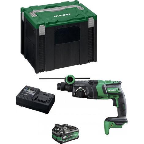 Martillo Perforador HIKOKI DH18DPCA1X (1 x 2,5/5,0Ah + UC18YSL3 + Maletín HSC IV) (1/5)